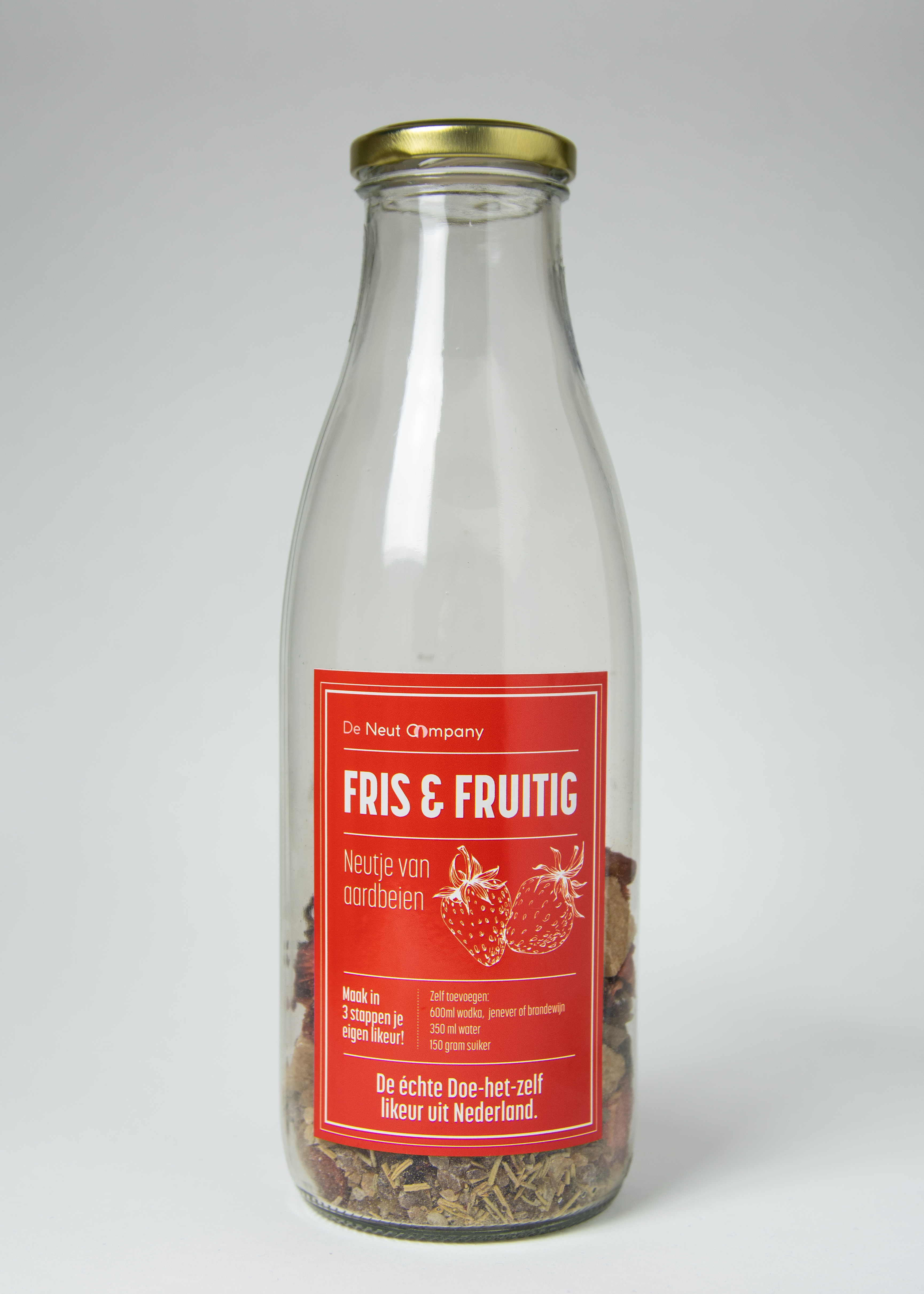 Aardbeien likeur Fris en Fruitig